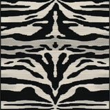 Stylish Modern Linear Zebra Elements(Black)