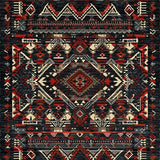 Tribal Inspired Abstract Motif(Red)