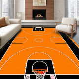 Striking Basketball Patterned Round(Orange)