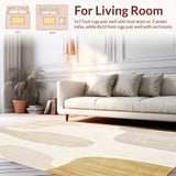 Artisan Crafted Neutral with Modern Asymmetrical Cream(Beige)