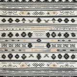 Minimalist Monochrome Geometric Motif(Black)