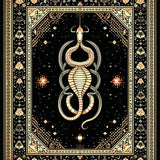 Gothic Earthy Animal Motif(Black)