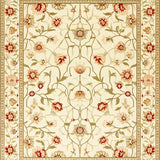Floral Runner Beige Indoor Entrance Mat with Design(Beige)