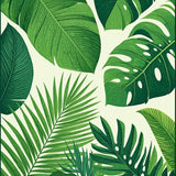 Tropical Leaf Motif Aesthetic(Green)