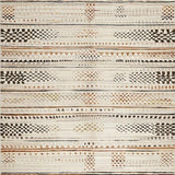 Minimalist Beige Striped Composition(Beige)