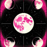 Contemporary Floral Starry Aesthetic(Pink)