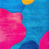 Modern Artistic Meditation Space Plush(Blue)