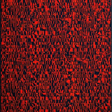 Eclectic Geometric Artful Flair(Red)