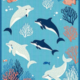 Aquatic Abstract Delight(Blue)