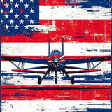 Classic Retro Flight Decor Style(Red)