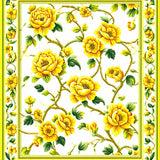 Classic Curved Floral Aesthetic(Yellow)