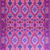 Vintage Inspired Floral Diamond(Pink)