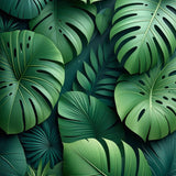 Playful Coastal Foliage Design(Green)