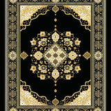 Minimalist Monochrome Floral Design(Black)