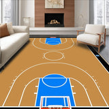 Sporty Vibrant Basketball Motif(Beige)
