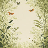 Elegant Insect Motif Aesthetic(Beige)