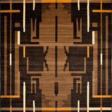 Chic Striped Safari Aesthetic(Brown)