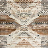 Artisanal Cozy Patterned Composition(Brown)