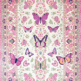 Rustic Charm with Butterfly Motif(White)