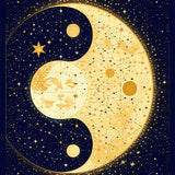 Starry Night Yin Yang Area(Gold)