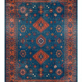 Classic Medallion Earthy Tones(Blue)