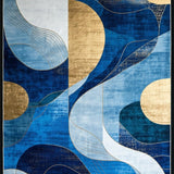 Art Inspired Textured Arrangement(Blue)