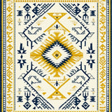 Artistic Boho Geometric Fusion(Yellow)