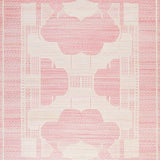 Elegant Curated Pink Wave Motif(Red)
