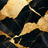 Modern Abstract Black Gold(Black)