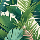 Stylish Nature Inspired Bath Decor(Green)