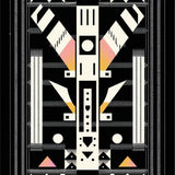 Contemporary Okapi Motif Design(Black)