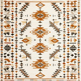 Tribal Earthy Diamond Motif(Beige)