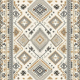 Boho Chic Berber Inspired Area with Artisan Tassel Finish(Beige)