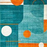 Modern Artistic Round Aesthetic(Blue)
