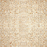 Artisan Inspired Area with Beige and Brown Abstract Gridline Design(Beige)