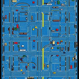 Playful City Map Aesthetic(Blue)