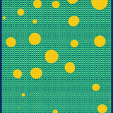 Charming Vibrant Spot Design Ensemble(Blue)