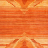 Shaggy Burnt Orange Dorm Room Area(Orange)