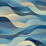 Luxurious Wavy Line Artistry(Beige)