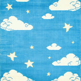 Adventurous Vintage Balloon Journey(Blue)