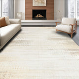 Distressed Boho Area Vintage(Beige)