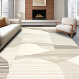 Modern Area Featuring Elegant Abstract Lines and Aesthetic Vibe(Beige)