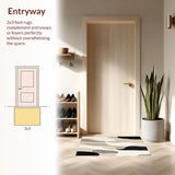 Artisan Crafted Beige Black with Flow(Beige)