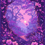 Fairy Tale Floral Fantasy(Purple)