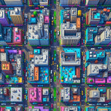 City Life Educational Play for Kids(Blue)