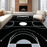 Dynamic Court Graphic Aesthetic(Black)