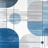 Modern Fuzzy Tiled(Blue)