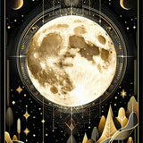 Eclectic Moon Floral Arrangement(Gold)