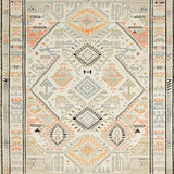 Stylish Half Circle Abstract Motif(Beige)