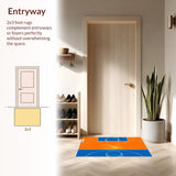 Vibrant Orange Court Theme(Blue)
